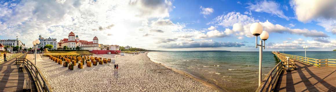 Panorama von Binz auf Rügen Binz auf Rügen