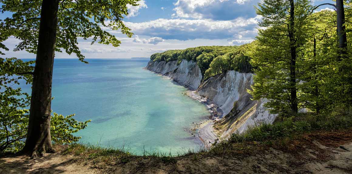 Blick vom Kreidefelsen auf Rügen Blick vom Kreidefelsen auf Rügen